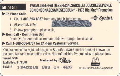 McDonald's Cards Collection - USA - Sprint - 0250 - 2.jpg