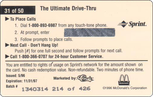 McDonald's Cards Collection - USA - Sprint - 0231 - 2.jpg