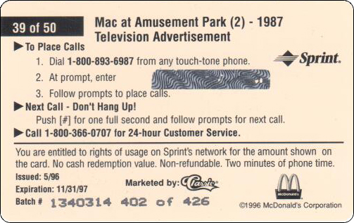 McDonald's Cards Collection - USA - Sprint - 0239 - 2.jpg