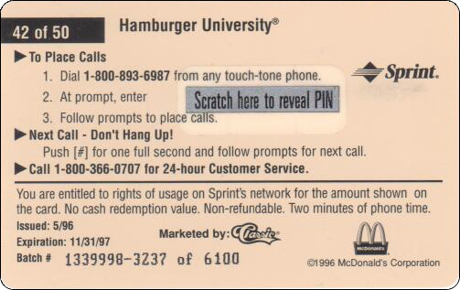 McDonald's Cards Collection - USA - Sprint - 0342 - 2.jpg