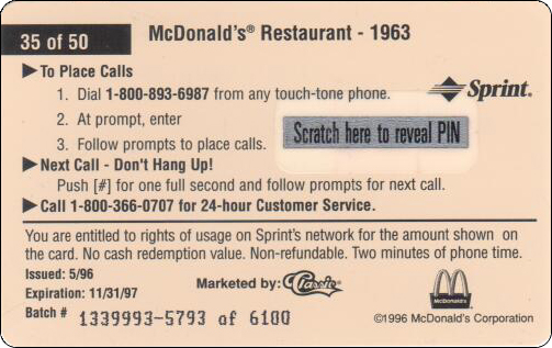 McDonald's Cards Collection - USA - Sprint - 0335 - 2.jpg