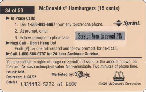 McDonald's Cards Collection - USA - Sprint - 0334 - 2.jpg