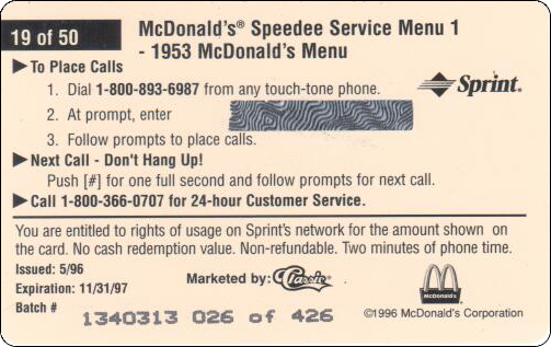 McDonald's Cards Collection - USA - Sprint - 0219 - 2.jpg