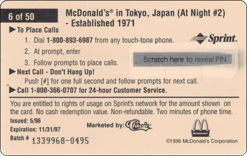 McDonald's Cards Collection - USA - Sprint - 0306 - 2.jpg