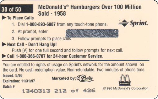 McDonald's Cards Collection - USA - Sprint - 0230 - 2.jpg