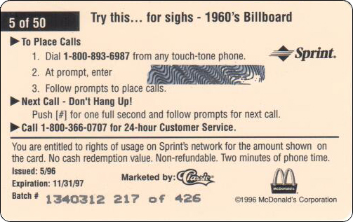 McDonald's Cards Collection - USA - Sprint - 0205 - 2.jpg