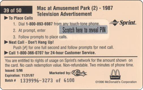 McDonald's Cards Collection - USA - Sprint - 0339 - 2.jpg