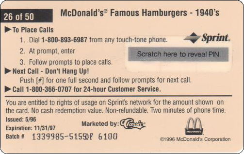 McDonald's Cards Collection - USA - Sprint - 0326 - 2.jpg