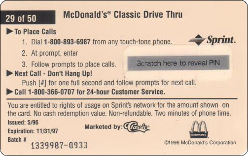 McDonald's Cards Collection - USA - Sprint - 0329 - 2.jpg