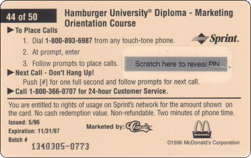 McDonald's Cards Collection - USA - Sprint - 0344 - 2.jpg