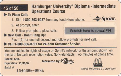 McDonald's Cards Collection - USA - Sprint - 0345 - 2.jpg