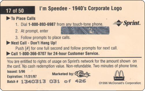 McDonald's Cards Collection - USA - Sprint - 0217 - 2.jpg